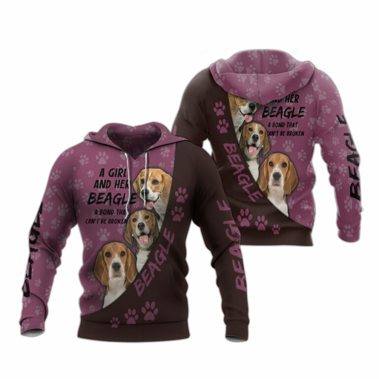 BEAGLE DOG LC ALL OVER PRINT HOODIE