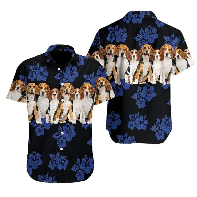 BUY AWESOME BEAGLE DOG LOVER CHRISTMAS 2811L HAWAIIAN SHIRT