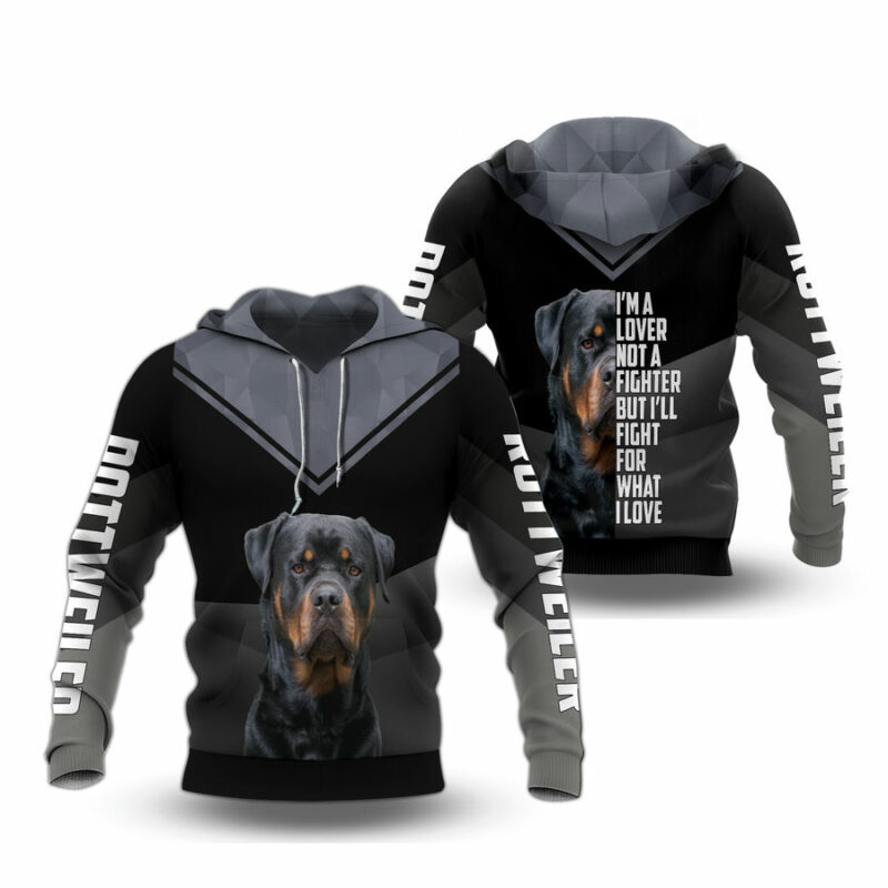 ROTTWEILER DOG ROTTWEILER ROTTWEILER ALL OVER PRINT HOODIE
